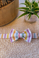Dog Bow Tie | Pastel Rainbow