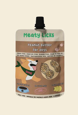 Meaty Licks Peanut Butter for Dogs | Meaty Licks