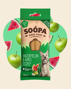 Soopa Soopa | Natuurlijke Dental Stick | Watermeloen & Appel
