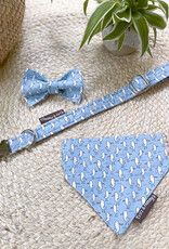 Dog Collar | Salty Paws Seagulls | seagull print blue