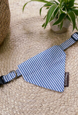 Slip-On Bandana  | Capri Blue Stripe | blauw met wit streepje
