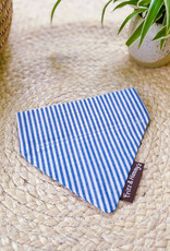 Slip-On Bandana  | Capri Blue Stripe