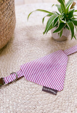 Slip-On Bandana  | Cherry Pink Stripe | roze met wit streepje