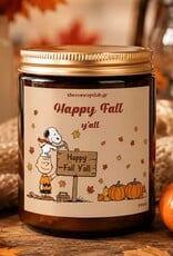 Snoopy Herfst soja kaars | Fluffy Chestnut