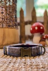 Halsband | Café Latte | wollen ruit