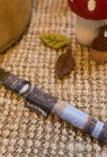 Halsband | Café Latte | wollen ruit