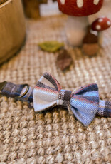 Dog Bow Tie | Café Latte | wool plaid