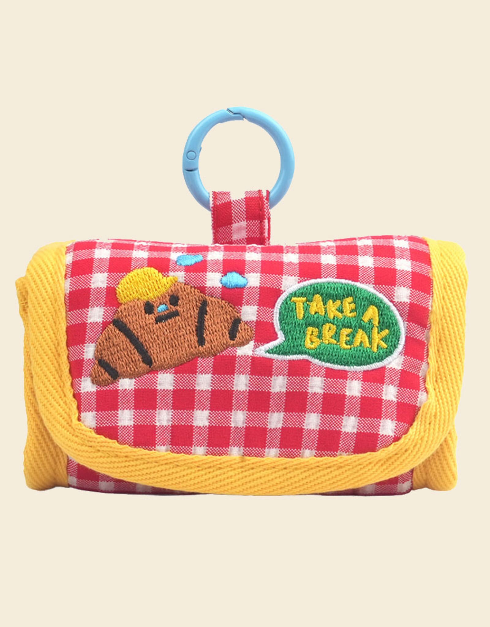 Poo Bag Carrier | Croissant lunch bag