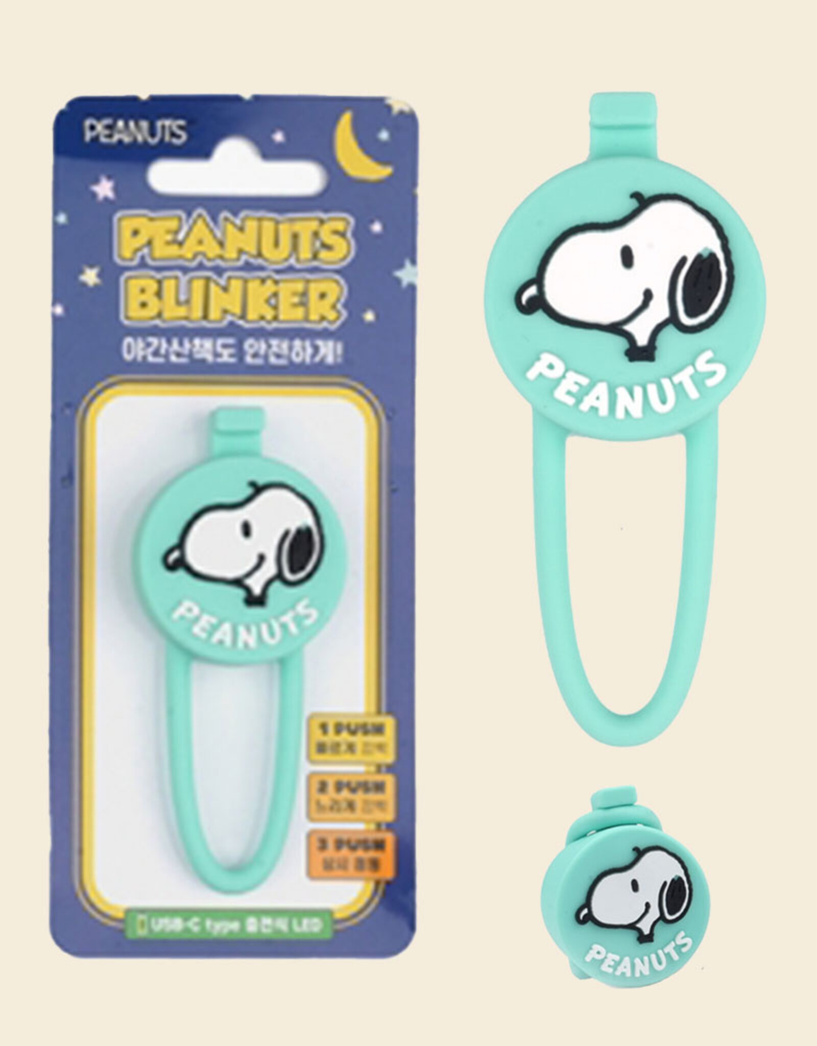 Veiligheidslichtje voor honden | Snoopy | blauw