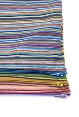 Maisha.Style Kikoy pouch - stripey mixed blue