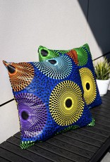 Maisha.Style Wax fab cushion cover - multi color