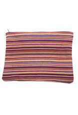 Maisha.Style Kikoy pouch - stripey mixed red