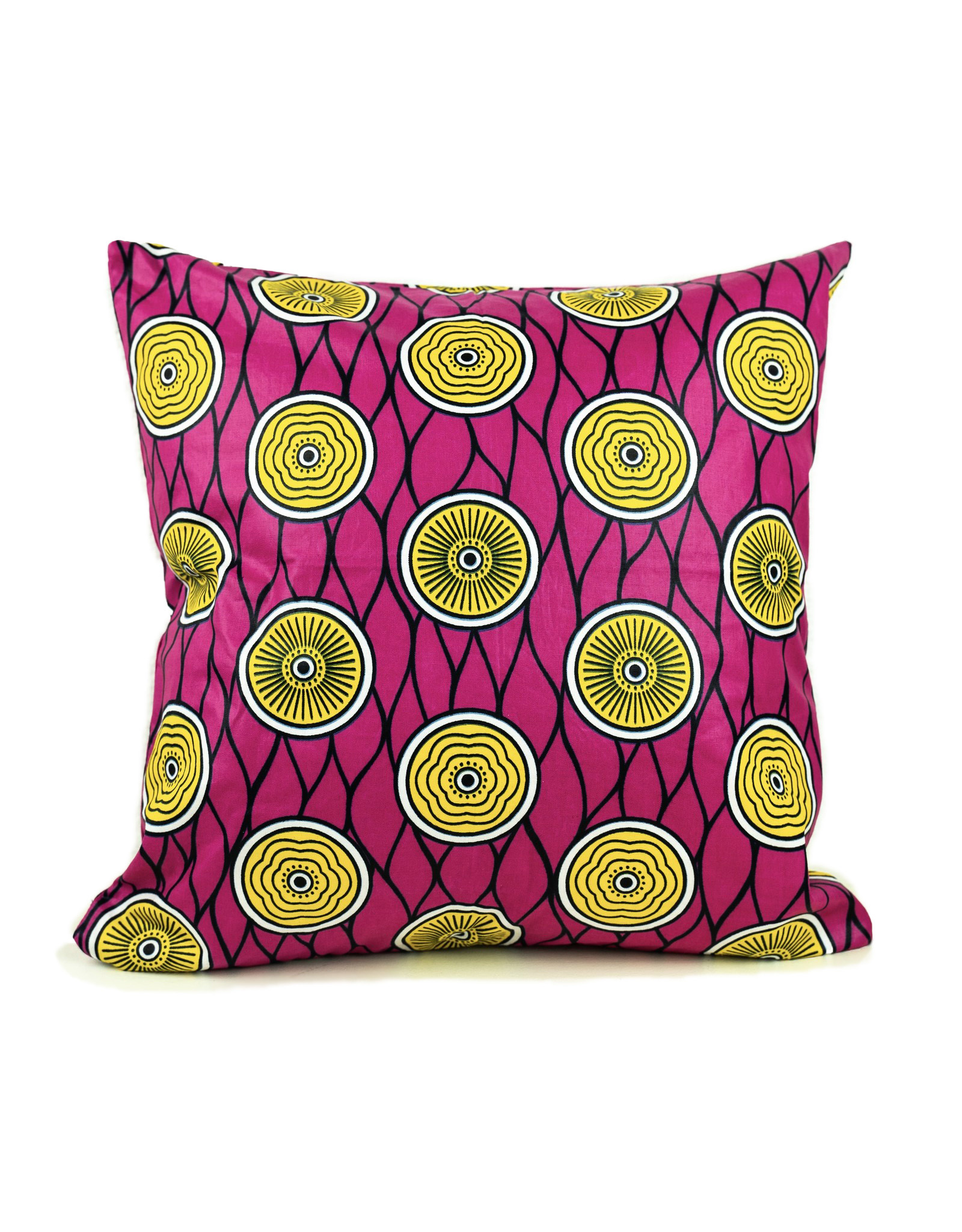 Maisha.Style Wax fab cushion cover - pink