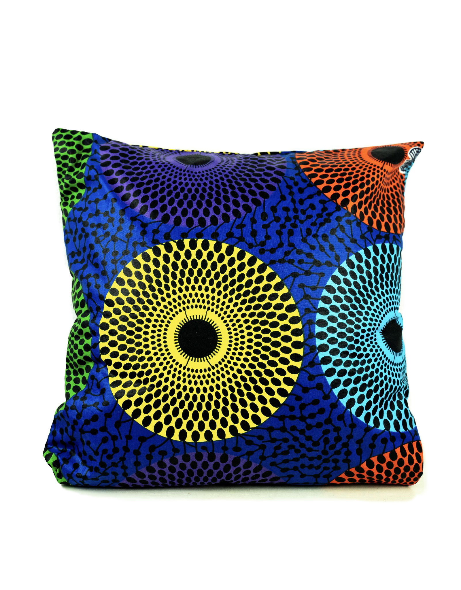 Maisha.Style Wax fab cushion cover - multi color