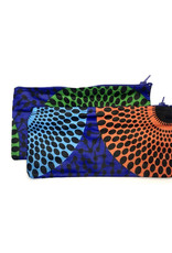 Maisha.Style Wax fab pouch - multi colour