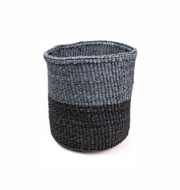 Maisha.Style Taita basket - mouse grey & black - M4