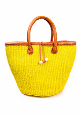 Maisha.Style Taita handbasket - happy yellow