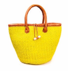 Maisha.Style Taita handbasket - happy yellow