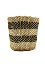 Maisha.Style Taita basket - black reed & ivory - S14