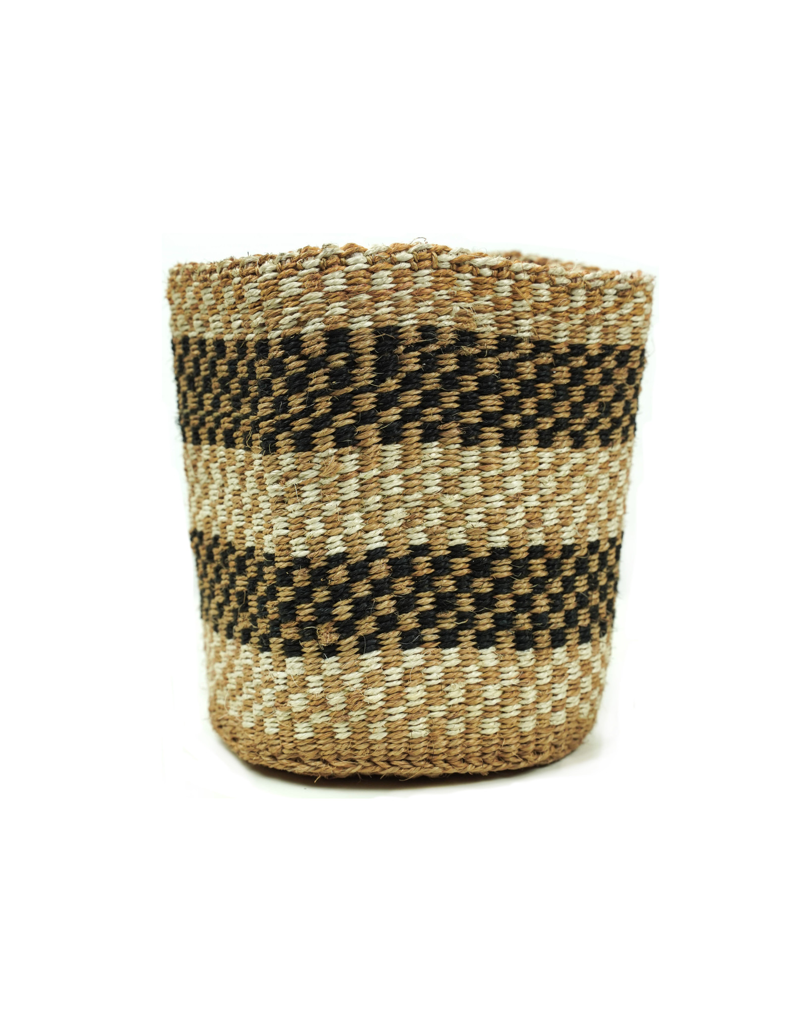 Maisha.Style Taita basket - black reed & ivory - S14