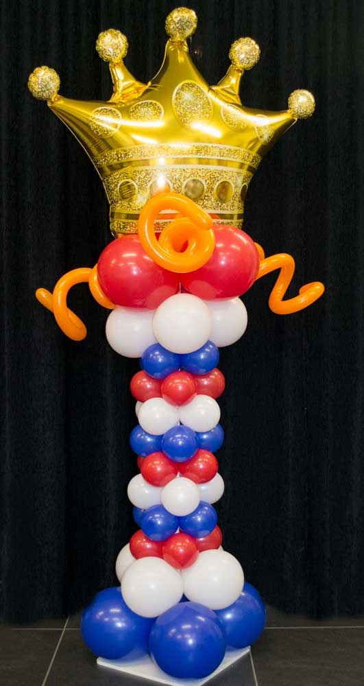 een leuke Koningsdagpilaar maken