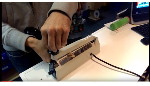 Ballonnen sealen met een heat sealer