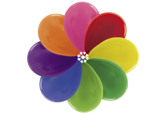 Sempertex 5 inch  MET - Assortiment 500