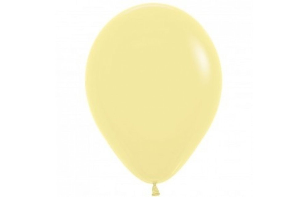 18 inch Sempertex MATTE - Yellow 620 - 25 pieces