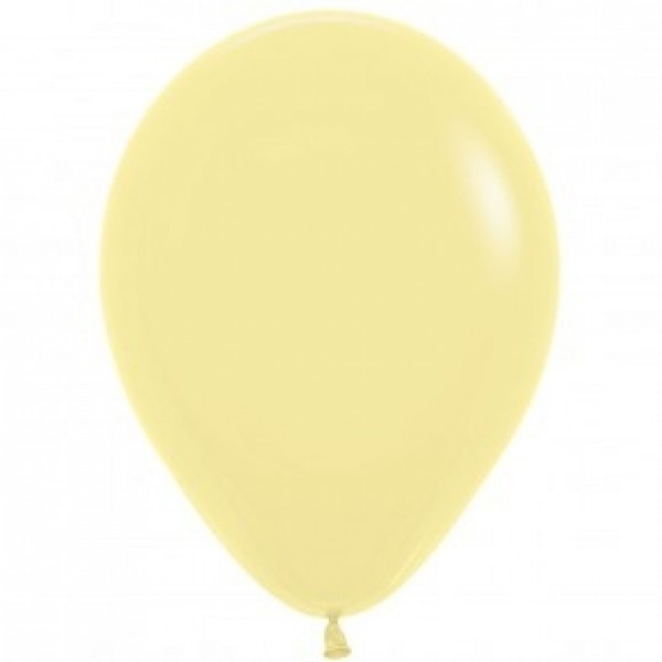 18 inch Sempertex MATTE - Yellow 620 - 25 pieces
