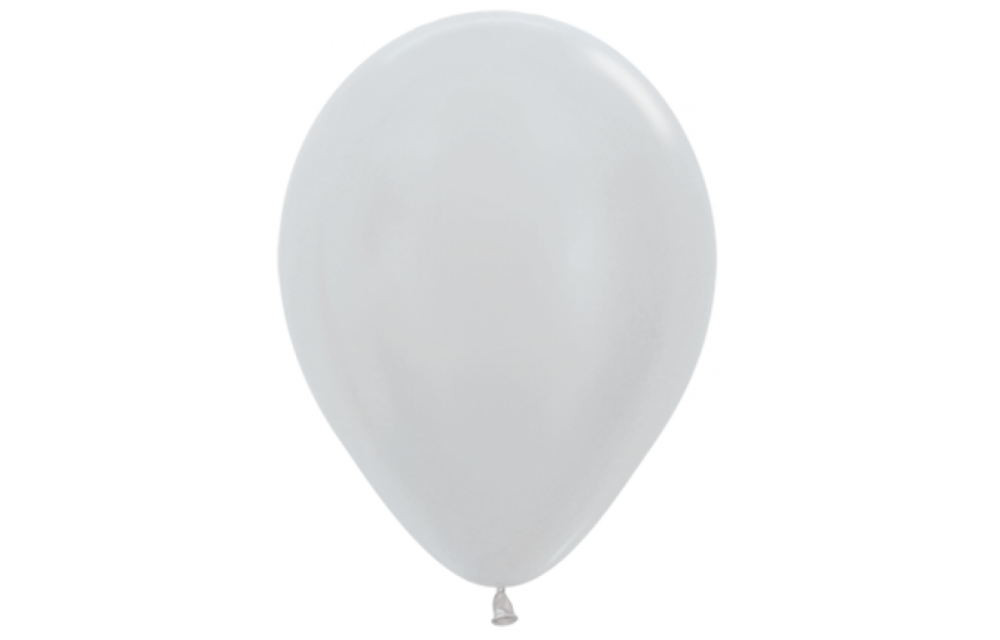 Sempertex 18 inch  PRL Silver - 481 - 25 Stuks