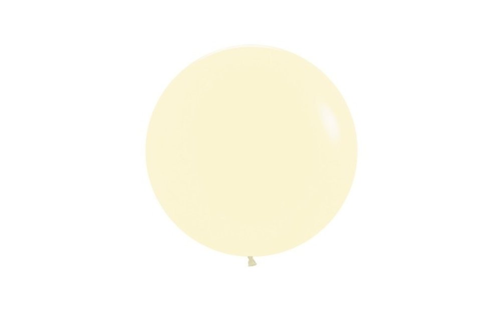 24 inch Sempertex  Pastel Matte - Yellow 620- 3 Pieces