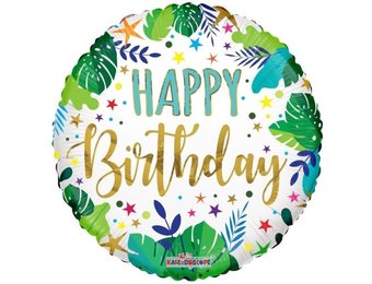 ECO - Birthday Jungle Leaves and Stars - K18"