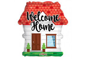 Welcome Home Shape House - 18 inch - Kaleidoscope