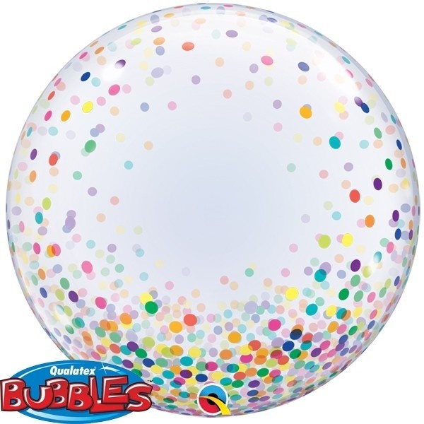 DECO BUBBLE - 24"/61cm - Confetti Colourful