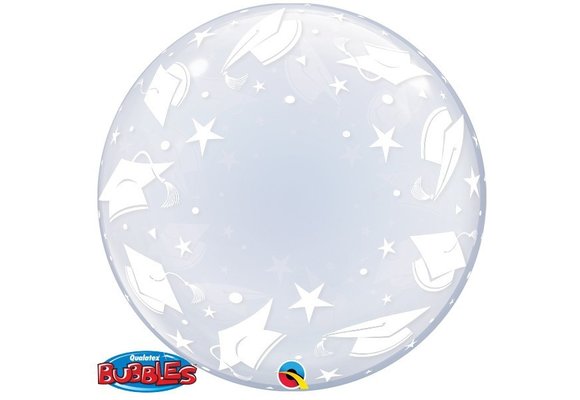 DECO BUBBLE - Graduation Caps - 24 inch - Qualatex