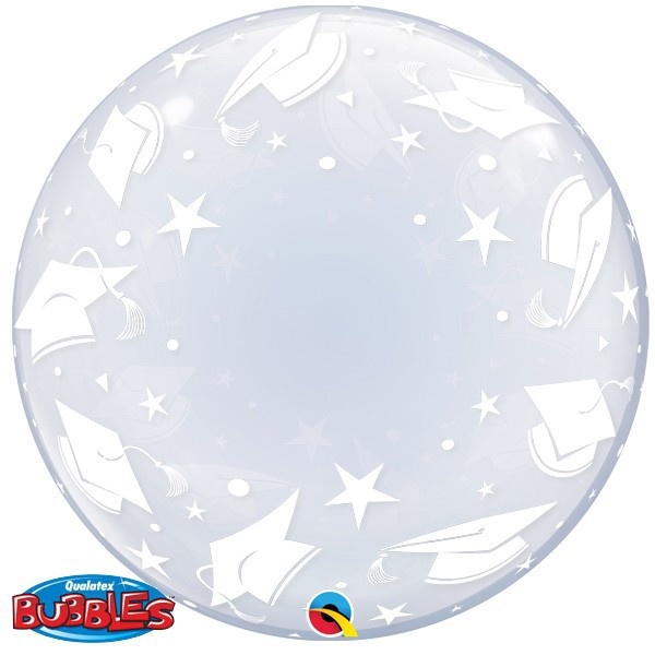 DECO BUBBLE - Graduation Caps - 24 inch - Qualatex