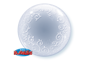 DECO BUBBLE - 24 inch - Fancy Filigree - Qualatex