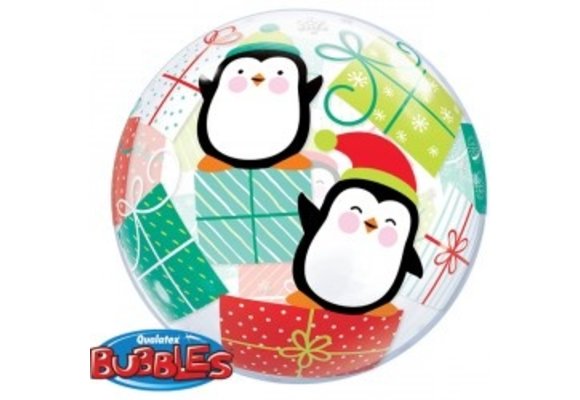 BUBBLE Penguins/Pinguin & Presents - 22"/56cm