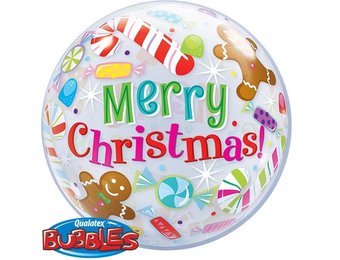 BUBBLE Christmas Candles & Treats - 22"/56cm