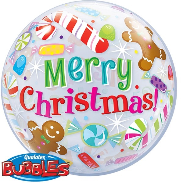BUBBLE Christmas Candles & Treats - 22"/56cm