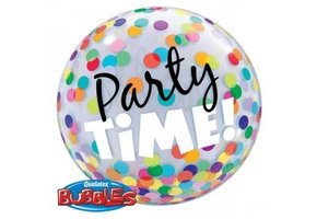 BUBBLE Party Time! - 22 inch - Qualatex