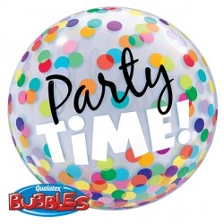 BUBBLE Party Time! - 22 inch - Qualatex