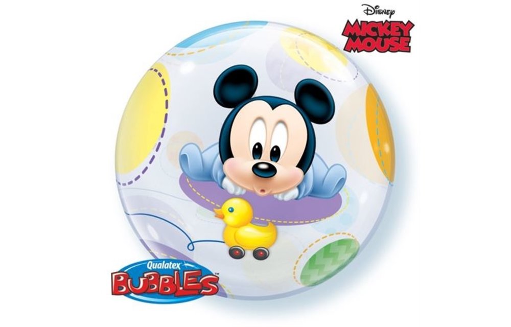 BUBBLE Baby Mickey - 22 inch - Qualatex