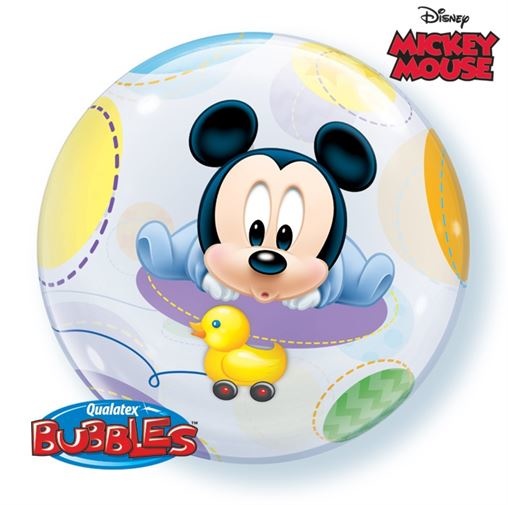 BUBBLE Baby Mickey - 22 inch - Qualatex