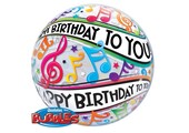BUBBLE Happy Birthday To You Music Notes - 22"/56cm