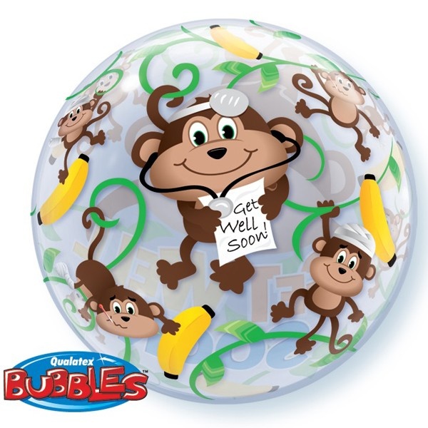 BUBBLE Get Well Monkeys - 22"/56cm