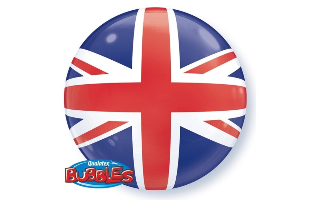 BUBBLE Union Jack - 22 inch - Qualatex