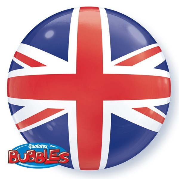 BUBBLE Union Jack - 22 inch - Qualatex