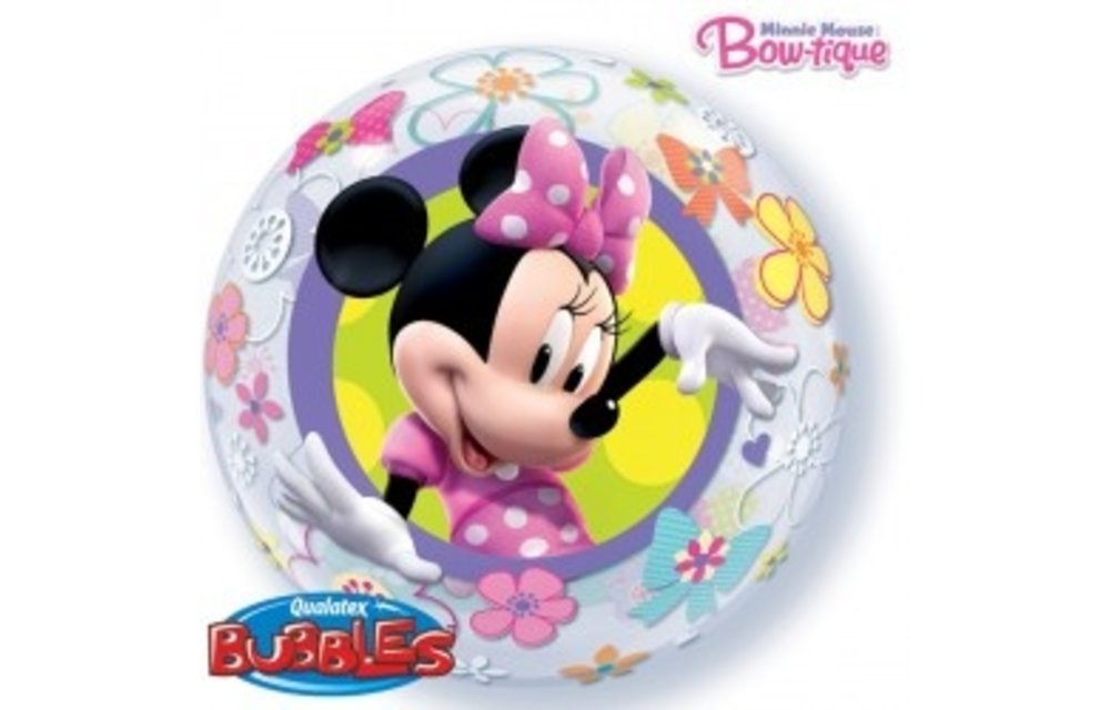 BUBBLE Minnie Mouse Bow-tique - 22 inch - Qualatex