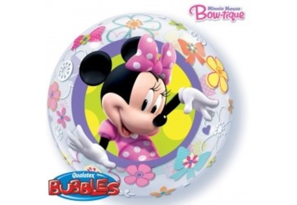 BUBBLE Minnie Mouse Bow-tique - 22 inch - Qualatex